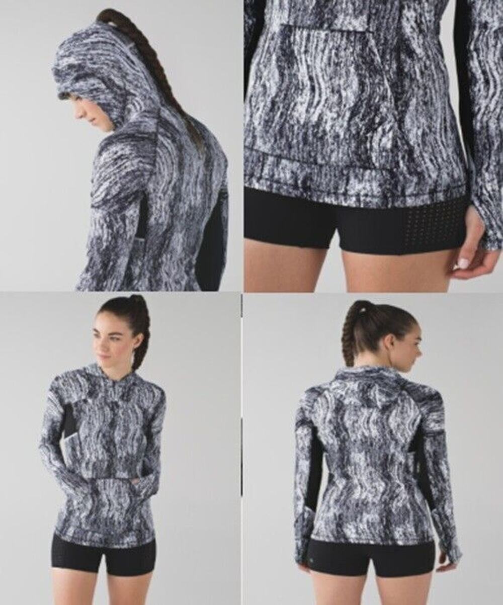 Lululemon Runbeam Hoodie Pullover Women’s Size 6 Lightweight Atheisure Stretch